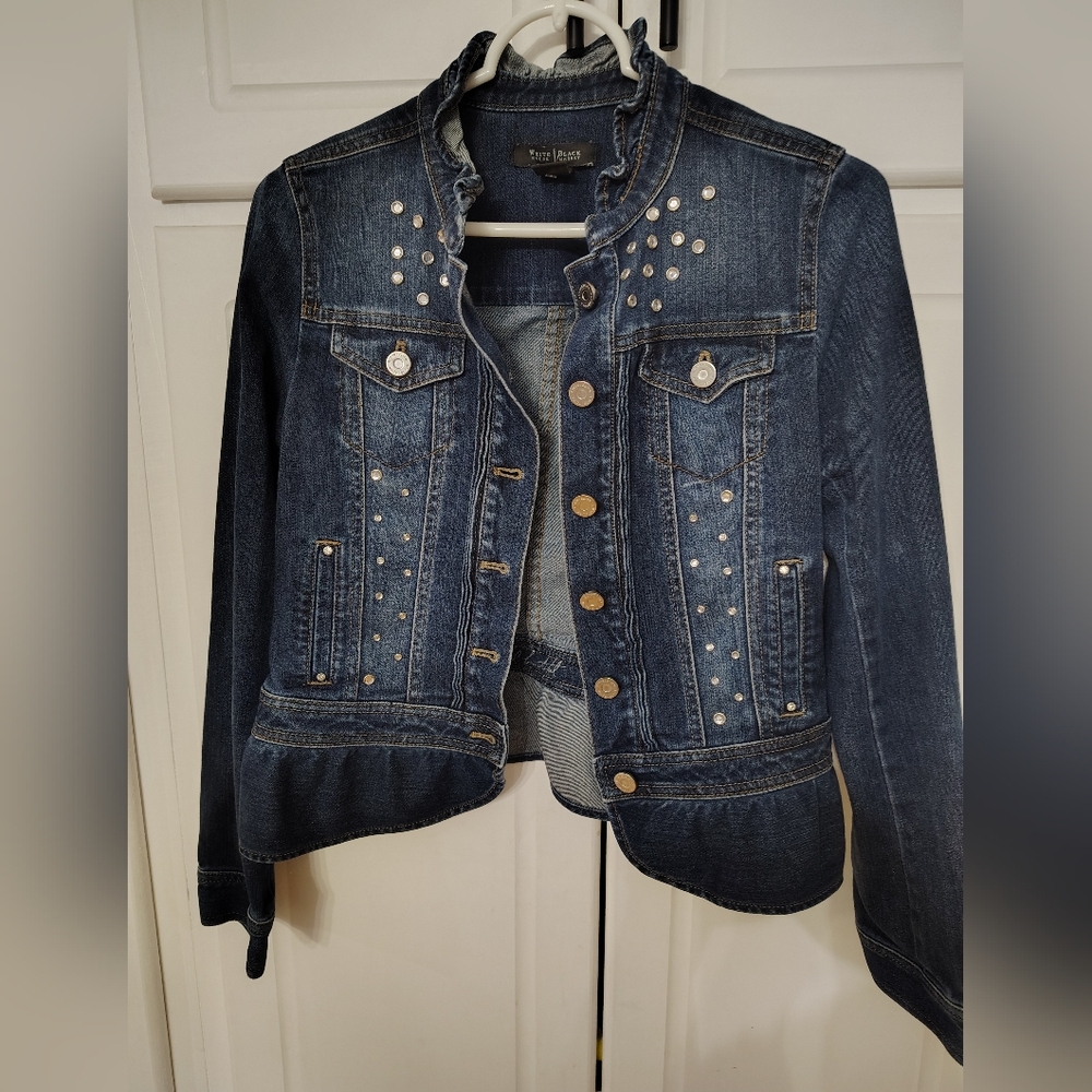Jordache Blue Jeans with Sparkling Embellishments